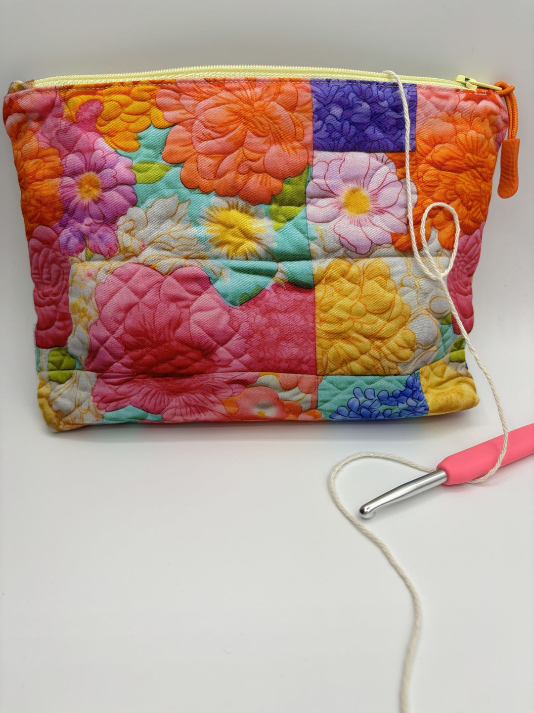 Everyday Pouch - Patchwork Flowers