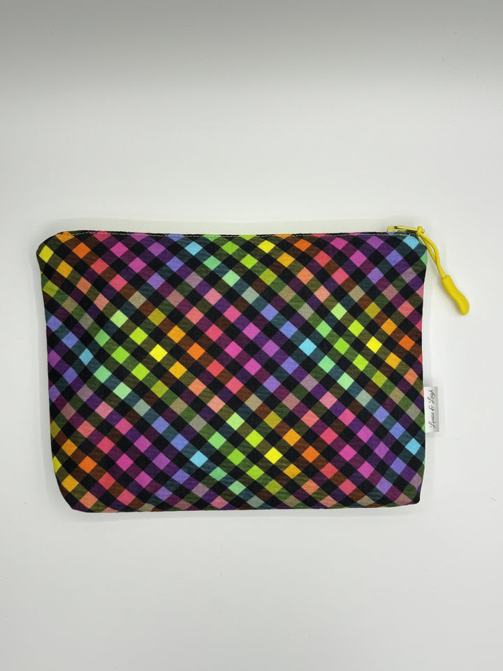 Everyday Pouch - Multi-Coloured Check